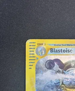 Pokemon Card- Blastoise-Expedition- Holo-4/165-Rare-ENG-Played - Image 3