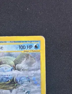 Pokemon Card- Blastoise-Expedition- Holo-4/165-Rare-ENG-Played - Image 4