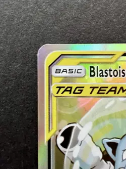 2019 Pokemon Cosmic Eclipse Alternate Full Art 215/236 Blastoise & Piplup GX - Image 4