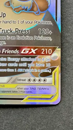 Pokemon Karte Eevee & Snorlax GX Tag Team 171/181 Englisch - Image 2