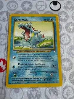 Totodile 81/111 Common Neo Genesis Pokemon Deutsch Lightly Played - Image 2