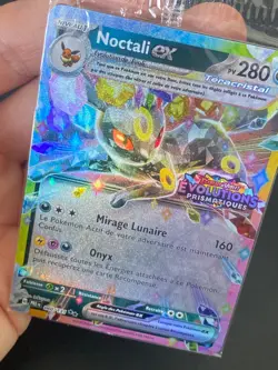 CARTE POKEMON NOCTALI EX 060/131 FR STAMP PROMO EVOLUTIONS PRISMATIQUES SCELLE - Image 2
