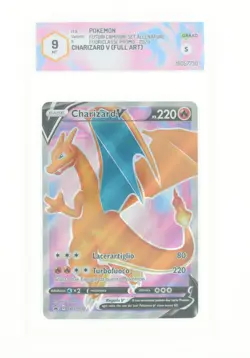Pokemon - Charizard V - SWSH050 - Futuri Campioni ETB Promo - GRAAD 9 ITA 2020 - Image 1