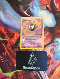 Carte pokemon wizard fossile edition 1 Ed1 First francais vf Fr Fantominus 33/62 - Image 1