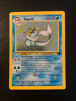 Carte Pokemon : Aquali 12/64 Jungle Edition 2 Wizards Francaise - Image 1