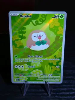 POR 090 Rowlet Illustration Rare Perfect Order Bauz Pokemon TCG EN - Image 1