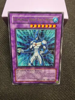 Yugioh!-ELEMENTAL HERO AQUA NEOS (LP) 1ST ED- RARE- DP03-EN012 - Image 1