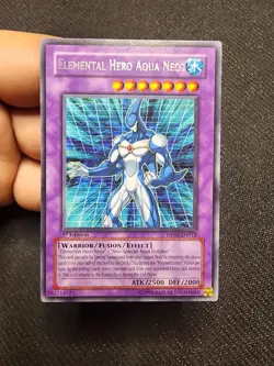Yugioh!-ELEMENTAL HERO AQUA NEOS (LP) 1ST ED- RARE- DP03-EN012 - Image 5