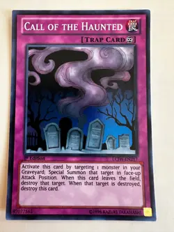 Yugioh - Call of the Haunted LCJW-EN217 1st Super Rare NM - Image 1