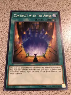 Contract with the Abyss OP12-EN024 Common LP Yugioh - Image 1