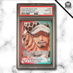 One Piece Card Japanese - Trafalgar Law #047 - Romance Dawn - PSA 10 GEM MINT - Image 1