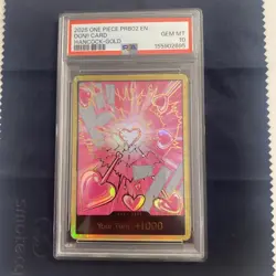 One Piece Boa Hancock Gold Don!! Premium Booster PRB02 English PSA 10 - Image 1
