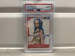Bandai Nefeltari Vivi One Piece ST01 Super Pre-Release Foil 2022 #009 PSA 10 - Image 1