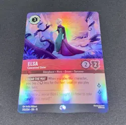 Disney Lorcana Elsa - Concerned Sister 215/204 Enchanted Foil ENG - Image 1