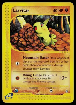 Pokemon Card - Larvitar Aquapolis 89 Common - Image 1