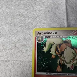 Pokemon Arcanine 1/111 Rising Rivals Holo Rare Stage 1 100 HP 2009 English Card - Image 3