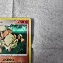 Pokemon Arcanine 1/111 Rising Rivals Holo Rare Stage 1 100 HP 2009 English Card - Image 4