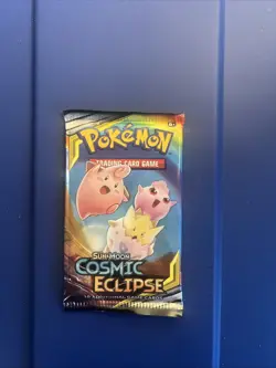 Pokemon Trading Card Sun & Moon Cosmic Eclipse Booster Pack. Price For 1 Pack 820650805899 - Image 1