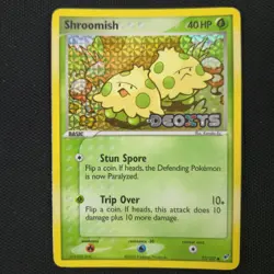 Shroomish 72/107 Deoxys Reverse Holo Stamped Nintendo 2005 Pokemon Card - Image 1