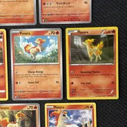 13x Pokemon Card Ponyta & Rapidash Bundle Mixed set (No Duplicate) NM (A) - Image 4