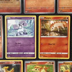 13x Pokemon Card Ponyta & Rapidash Bundle Mixed set (No Duplicate) NM (A) - Image 5