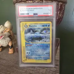 Blastoise Expedition Holo Card 4/165 PSA 7 - Image 1