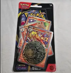 Pokemon TCG Mega Evolution Phantasmal Flames Booster Pack 3 Cards English - Image 1