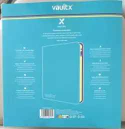 Vault X EXO-TEC Zip Binder XL Blue 12-Pocket Side Loading 624 Cards ME2.5 - Image 2