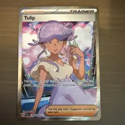 Tulip 244/182 Ultra Rare 2023 Pokemon Paradox Rift Full Art Trainer Card - Image 1