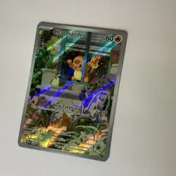 Pokemon Charmander 166/150 Sm8b Ultra Shiny Shiny Rare Holo Card Ungraded - Image 4