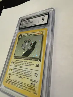 CGC 9 Dark Magneton 11/82 Team Rocket Holo Rare Pokemon Card 2000 - Image 1