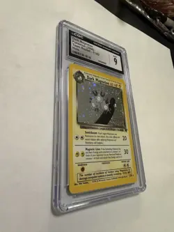 CGC 9 Dark Magneton 11/82 Team Rocket Holo Rare Pokemon Card 2000 - Image 2