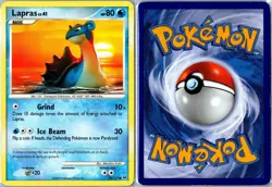 Pokemon Card - Lapras 79/127 Platinum Common Heavily Played - Image 3