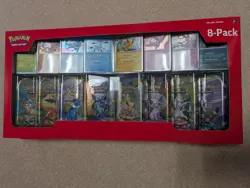 Pokemon TCG Prismatic Evolutions Costco 8 Mini-Tin Bundle w/ Promo Cards NEW - Image 1