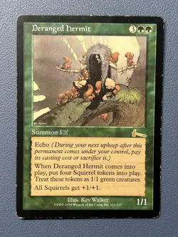 MTG Deranged Hermit 101/143 - Urza's Legacy (1999) - MP - Image 1