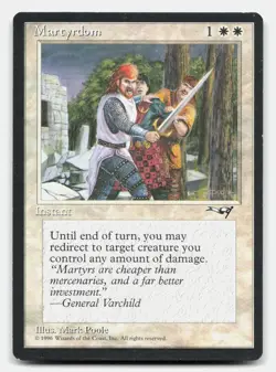 Martyrdom 139 Common Alliances Magic: The Gathering Near Mint - Image 1