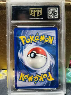 GMA 8.5 NM-Mint+ Pokemon Machop 52/108 WotC Shadowless Base Set Common - Image 2