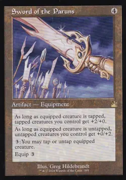 Sword of the Paruns (Retro Frame) - R - Ravnica Remastered - 395 - NM - Image 1