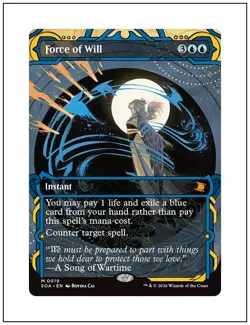 1x Force of Will, Secrets of Strixhaven Mystical Archives, Magic MTG NM - Image 1