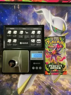 Weighed 22.63g Pokemon TCG Perfect Order Pack Sealed Heavy Weight - Image 2