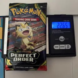 22.64/65g 🏋HEAVY Pokemon TCG: Perfect Order - English Booster Pack SEALED - Image 3