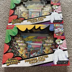 👀 Pokemon TCG Ascended Heroes (2) Gardevoir Poster Box (1) Pin Collection - Image 2