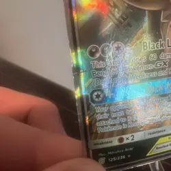 ULTRA RARE Umbreon & Darkrai GX Tag Team Pokemon Holo Unified Minds - MP / HP - Image 4