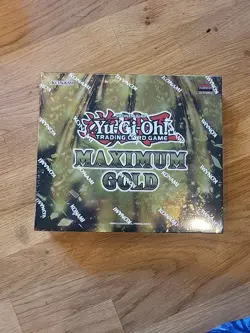 2020 YuGiOh Maximum Gold Box 4 Packs Of 7 Cards Each Per Box Factory Sealed - Image 1