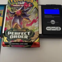🏋HEAVY 22.59/60g Pokemon TCG Perfect Order Sleeved Booster Pack Factory Sealed - Image 5