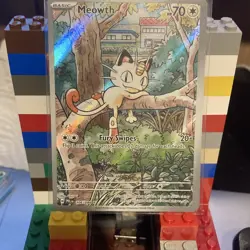 The Pokemon Company Meowth 106/094 Me02: Phantasmal Flames Holo IR Basic 70 HP - Image 1