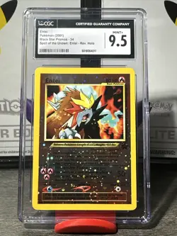 Pokemon - 2001 Entei Black Star Promos 34 Holo (CGC 9.5, Mint+) - Image 3
