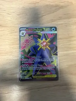 Mega Starmie ex 102/088 Pokemon Perfect Order Ultra Rare Full Art Holo NM. - Image 1
