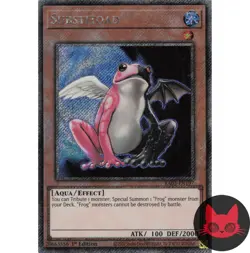 Yugioh Substitoad RA03-EN197 Platinum Secret Rare 1st Edition NM - Image 1