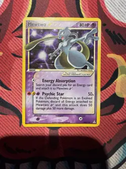 Pokemon Mewtwo Star Ultra Rare Holo EX Holon Phantoms 103/110 80 HP 2006 - Image 4